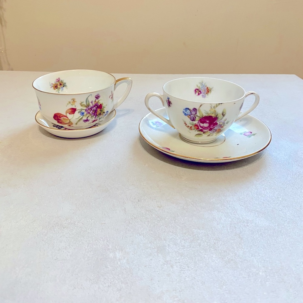 Vintage tea cups